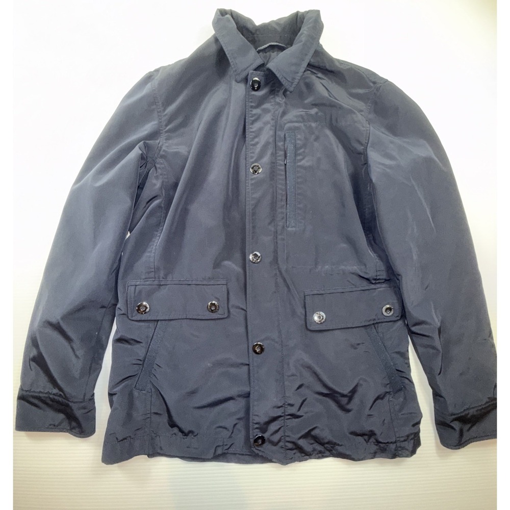 Robert Graham Jacket Mens Small Lightweight Softshell Black Blue